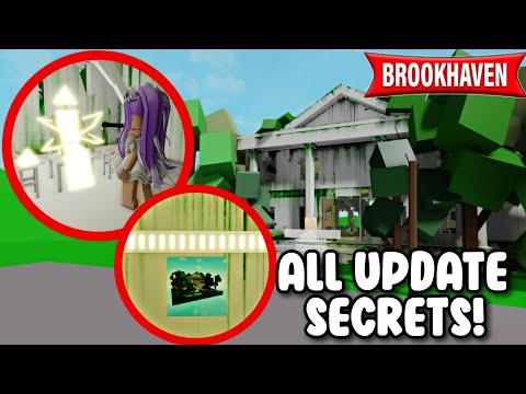 **ALL SECRETS IN ABANDONED RP SET UPDATE** BROOKHAVEN 🏡RP ROBLOX 😯🤯