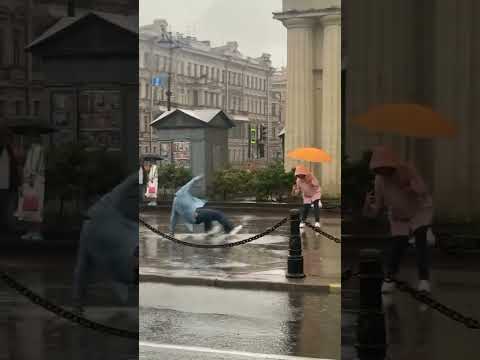 🌧️ ☔️ Синоптики: с августа в Петербург возвращаются дожди. Петербуржцы после очень жаркого июля.