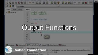 Output functions