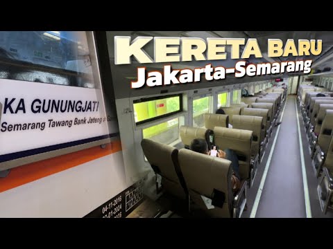 LEBIH WORTH NAIK EKONOMINYA SIH 😎 Mencoba Kereta Baru Gunungjati Fulltrip Jakarta - Semarang