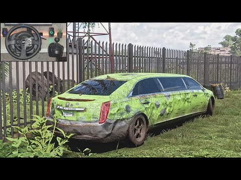 Rebuilding Cadillac XTS Limousine (1000HP) - Forza Horizon 5 | Steering Wheel Gameplay