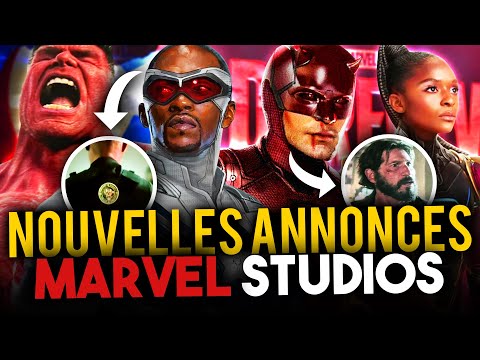 LES RÉVÉLATIONS des NOUVELLES ANNONCES MARVEL STUDIOS (Captain America 4, Daredevil, Ironheart...)