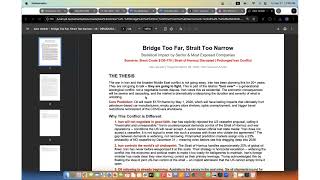 Iran War & Second Order Affects