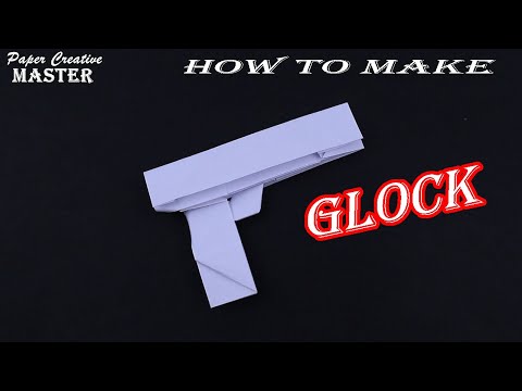 How to make a glock pistol out of paper