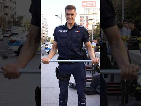 POATE POLIȚISTUL SĂ RIDICE GREUTATEA?!?‍♂️