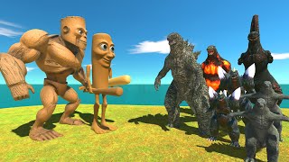 Tung Tung Tung Sahur Brothers vs All Godzilla – Animal Revolt Battle Simulator