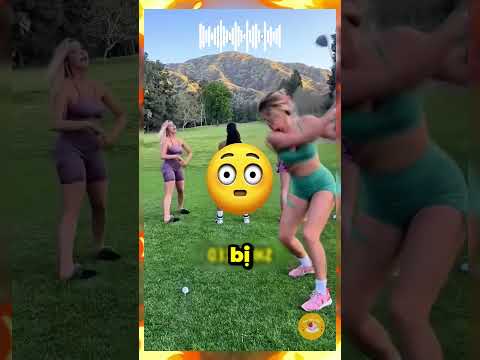 Cô Gái Chơi Golf Khiến Mọi Người Bất Ngờ! 🤯🔥 #shorts