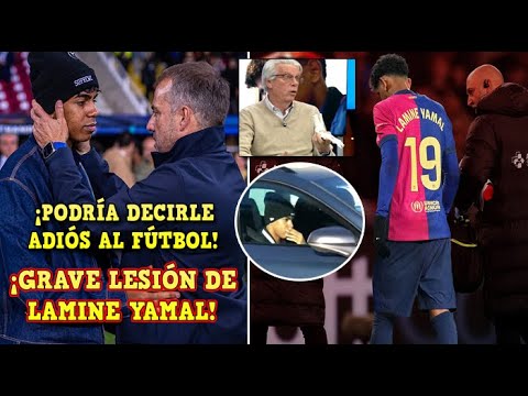 🚨¡ALARMA en el BARÇA! LAMINE YAMAL PODRÍA RETIRARSE del FUTBOL por su LESIÓN de TOBILLO