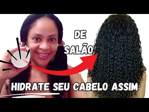 APRENDI NO SALÃO FAMOSO-A MELHOR HIDRATAÇÃO PARA CABELOS CRESPOS E CACHEADOS RESSECADOS!