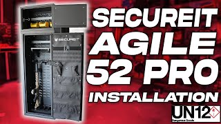 SecureIt Agile 52 Pro Guns 'n' Gear Stack with Top Cabinet Installation