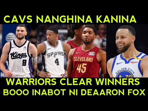 WARRIORS malinaw na panalo! CAVS nanghina vs Hornets. FOX booo sa Sacramento!