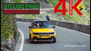 Kanyarfoto Live 4K PLAYBACK from Stelvio Pass - Curve no10. Prato side 24.06.26