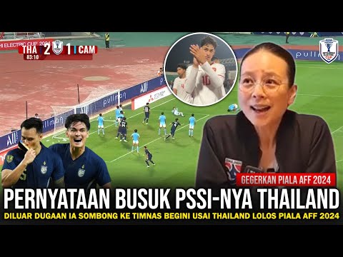 🔴BIKIN GEGER PIALA AFF! Thailand : Kita Gugurkan Indonesia Di Semi Final, Pernyataan Gila Madam Pang