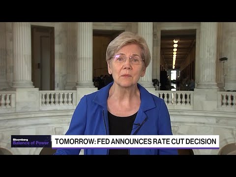 YouTube video thumbnail: Senator Warren on Fed Rates, Housing Act and Epstein Case