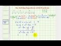Rational Equations and Excluded Values