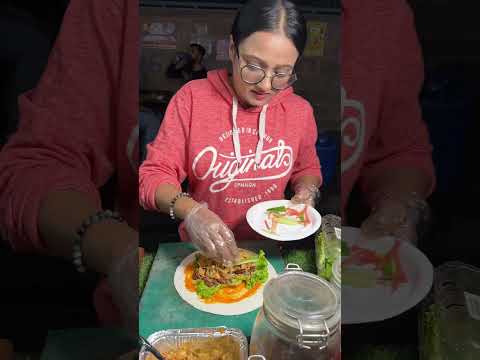 Lucknow Beautiful Girl Making Korean Baritto | Indian Street Food