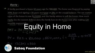 Equity in Home