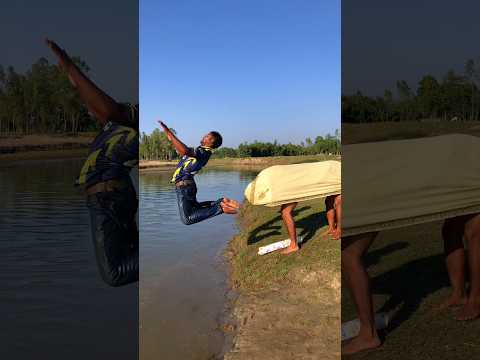 See how the cow pushed