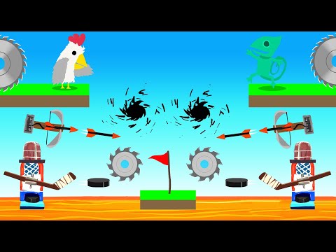 BLOCKING The Finish Line in Ultimate Chicken Horse!