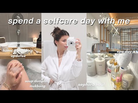 SPEND A SELF CARE DAY WITH ME 🤍🫧 | VLOG | home & wedding updates, spa pedicure etc