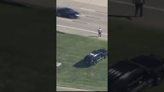 Cop Drops Suspect With Taser on Highway