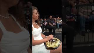 Rhea Ripley hitting on the announcer 🔥😏♥️😘😍 #rhearipley #wwe