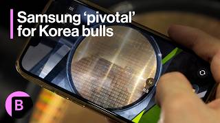 YouTube video thumbnail: Samsung Earnings Pivotal for Korea Bulls: 3-Minutes Mliv