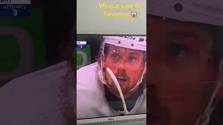 Bruins vs leafs Game 7 Jeremy Swayman save  #bostonbruins #hockeytime #hockey
