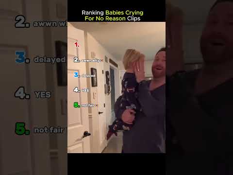 Ranking Babies Crying For No Reason part 3