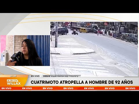 Al Día con Willax - ENE 22 - 3/6 - CUATRIMOTO ATROPELLA A HOMBRE DE 92 AÑOS | Willax