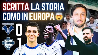 VERONA-COMO 0-1: I LARIANI CONQUISTANO L'EUROPA, DOUVIKAS ENTRA NELLA STORIA! | Postpartita Serie A 