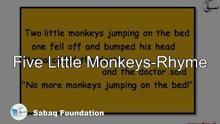 Five Little Monkeys-Rhyme
