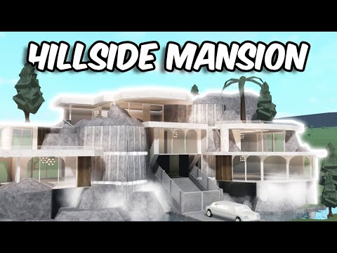 BUILDING A HILLSIDE MOUNTAIN HOUSE IN BLOXBUG