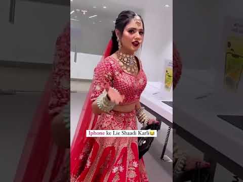 OMG, Iphone k lie Shaadi karli ๐ณ | Funny Bride | Yashika Makeovers ki Dulhan ๐ #funny #comedy