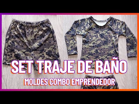 Crea este conjunto de baño para BEBÉ ✨ Moldes combo emprendedor