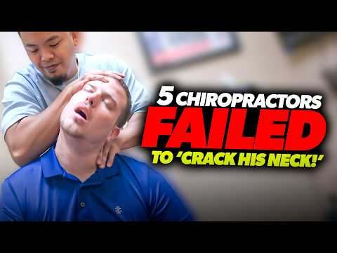 HE COULDN'T 'TURN HIS NECK' FOR 5+ YEARS! 😱 | Asmr Chiropractic Adjustment | Dr Tubio