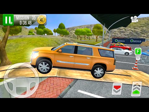 Orange Cadillac SUV On Highway Drive - Road Car Service #27 - Android Gameplay