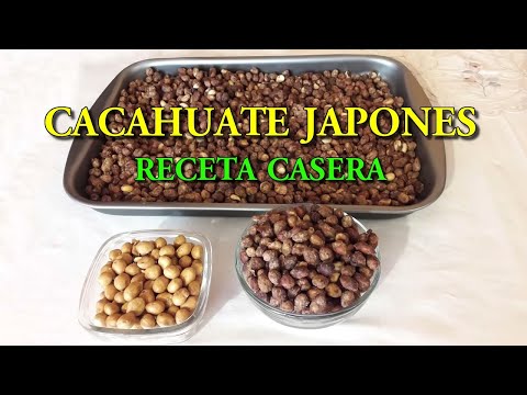 CACAHUATE JAPONES Receta para hacer en casa Receta para negocio  Bien explicado Todo El Proceso