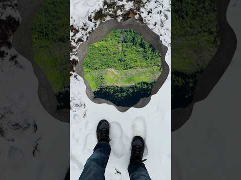 My dream as a kid to escape the snow. #shorts #pov