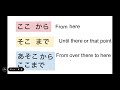 Japanese Particles and Vocabulary