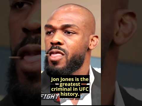 Jon Jones is the greatest criminal in UFC history. #shorts #jonjones #ufc