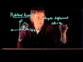 Angular Motion and Kinematics Concepts