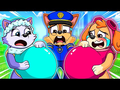 OMG!... Real Vs Fake Pregnant?! Funny Story | Paw Patrol Ultimate Rescue | Full Episodes | Rainbow 3