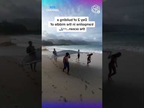 أغرب مكان للترامبولين (ج.2) 🤯🤯 #ترامبولين #diy #diyprojects #تجربة #غريبة #مسلي #shorts #trampoline