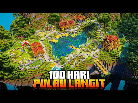 100 Hari Minecraft di Pulau Langit