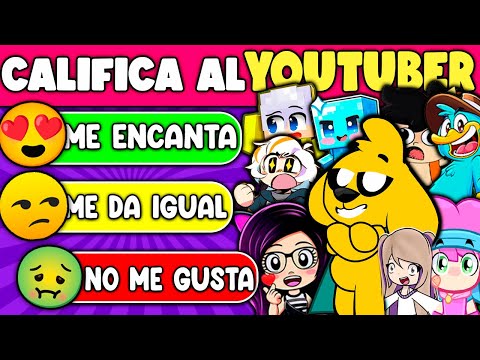 Califica A Youtubers con esta Tier List Youtubers 🤩👀