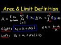 Calculating Area Using Limit Definition