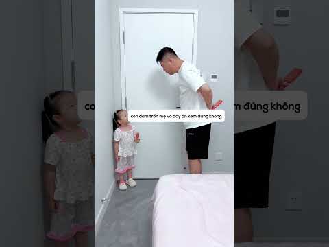 3 bố con trốn mẹ ăn kem