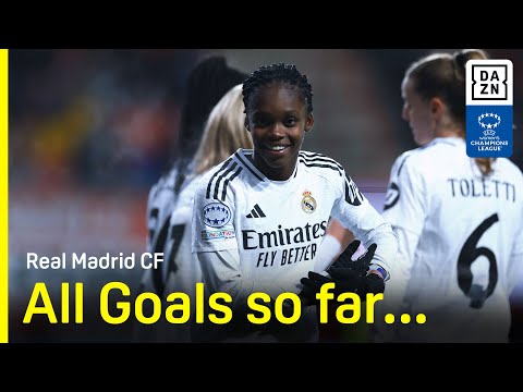 Every Real Madrid Goal From The 2024-25 UEFA Women's Champions League Group Stage