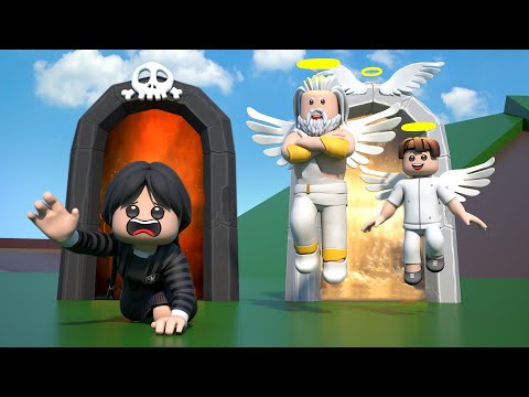 Go To Heaven Or Go Down Hell? - ROBLOX Brookhaven 🏡RP - Roblox Animation